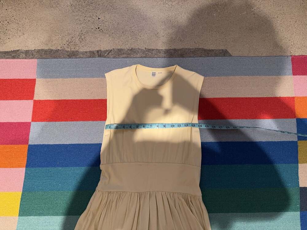 Toteme Sleeveless Cotton Tee Dress, Size M - Picture 4 of 6